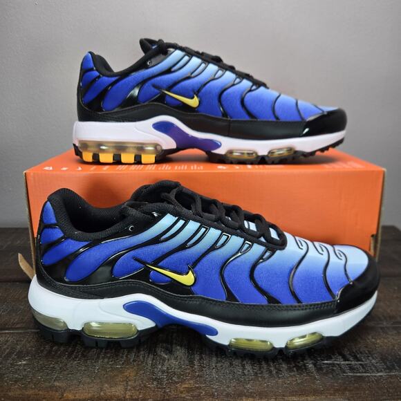 NEW Nike Air Max Plus Golf Mens Size 9 Shoes Hyper Blue Infinite Gold FZ4150 400 main image 11